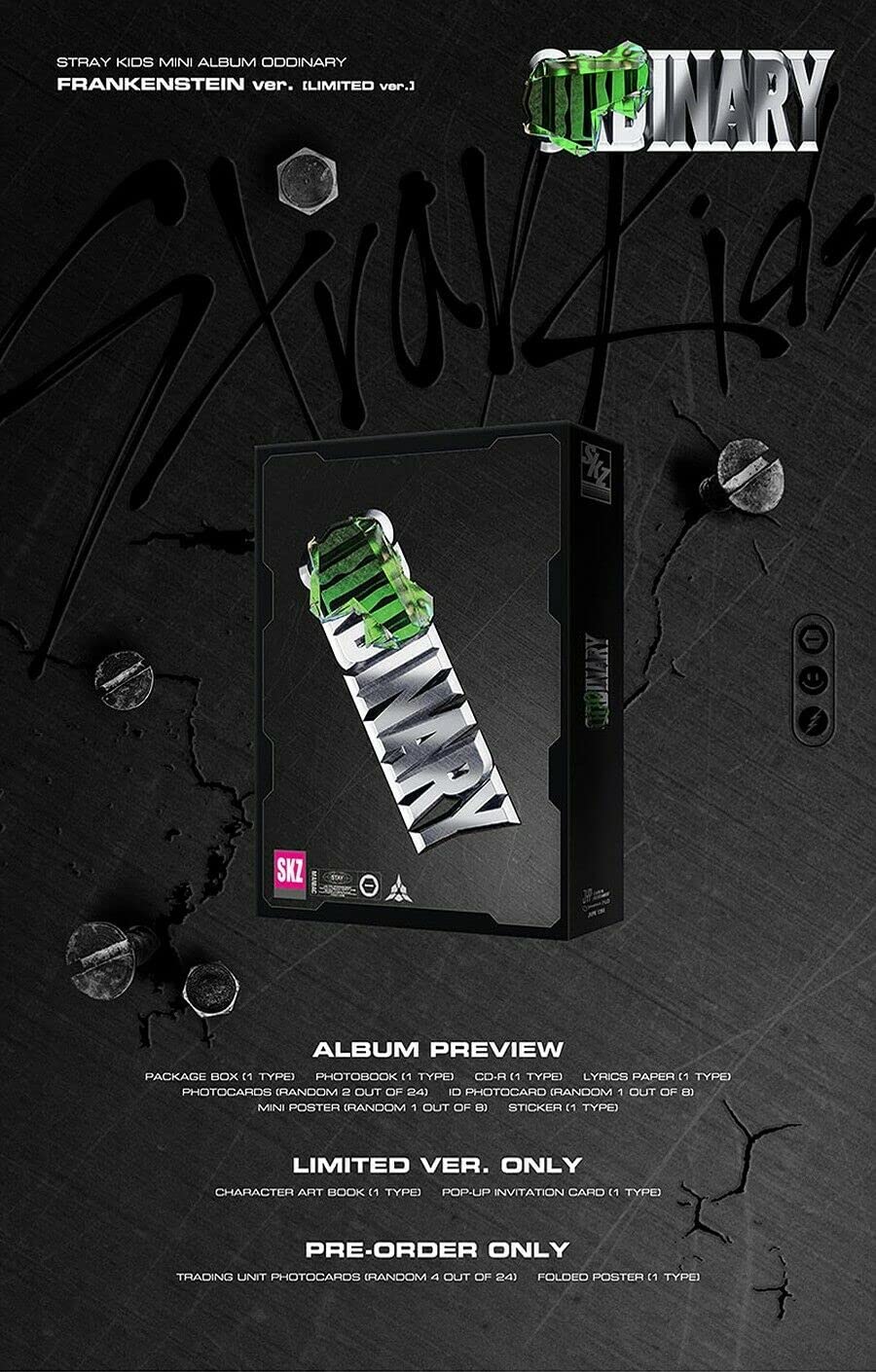 Stray Kids - ①Target アイエン StrayKids ODDINARY アメリカ STRAY KIDS ODDINARY Mini Album (LIMITED EDITION